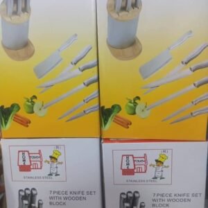 7pcs stainless steel knife set